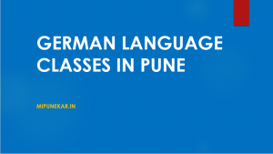 German classes in Pune