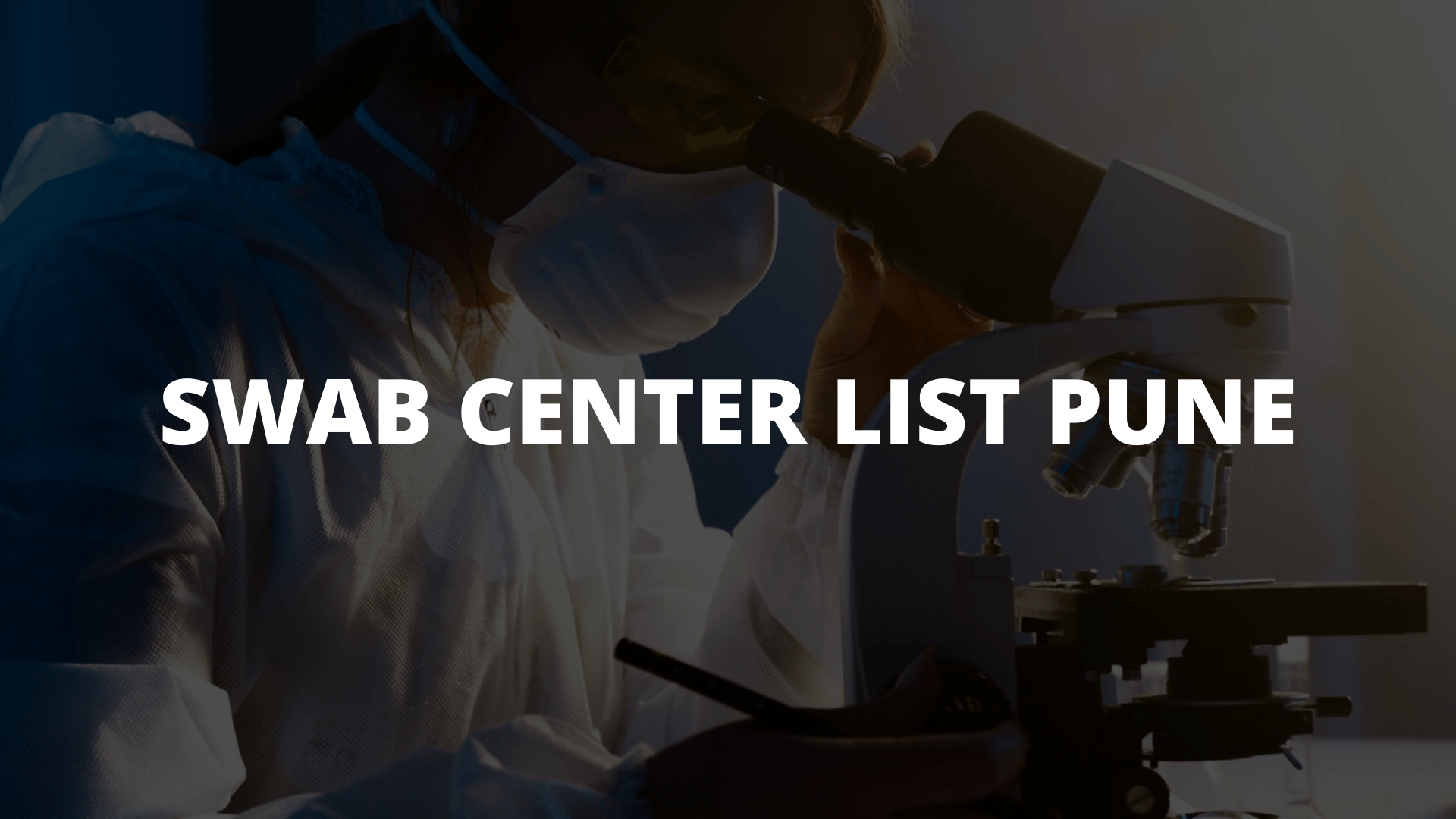 SWAB CENTER LIST PUNE