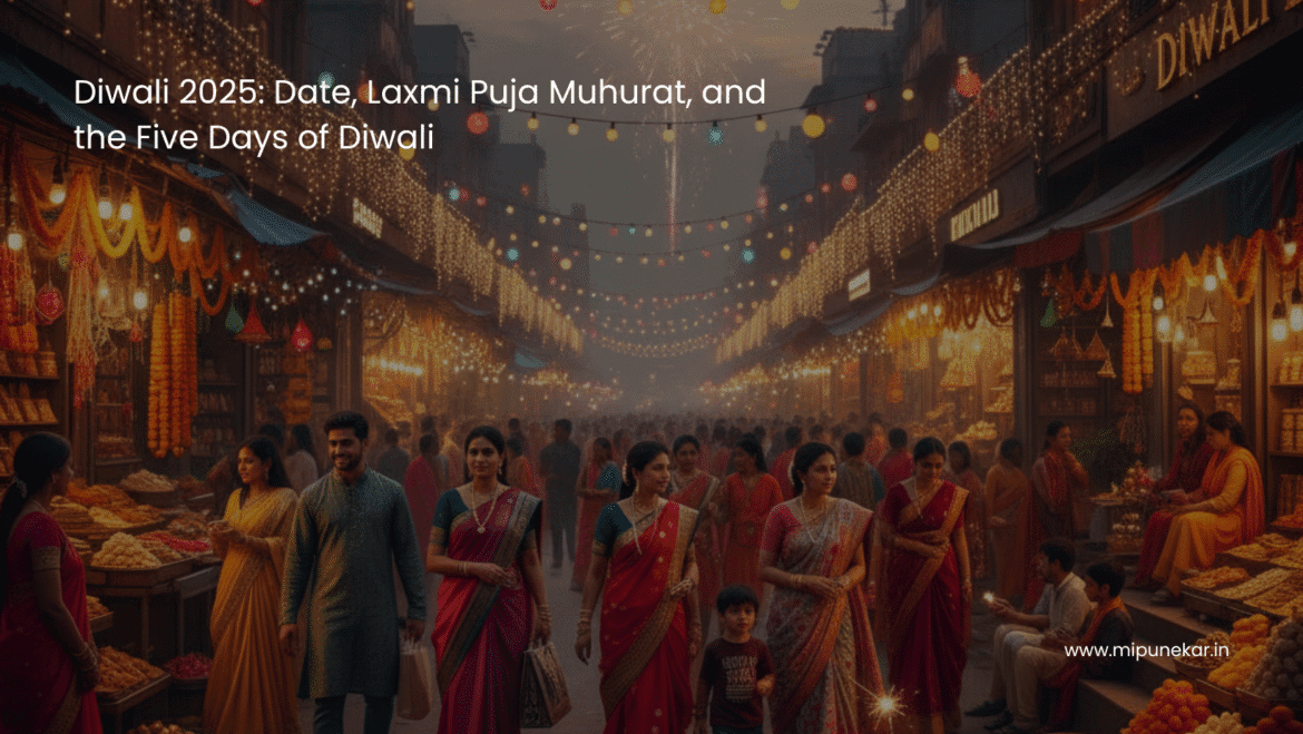 Diwali 2025: Date, Laxmi Puja Muhurat, and the Five Days of Diwali