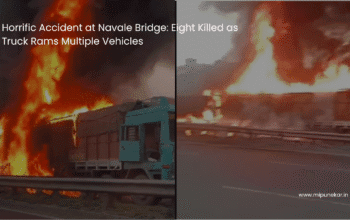 Horrific Accident at Navale Bridge Eight Killed as Truck Rams Multiple Vehicles