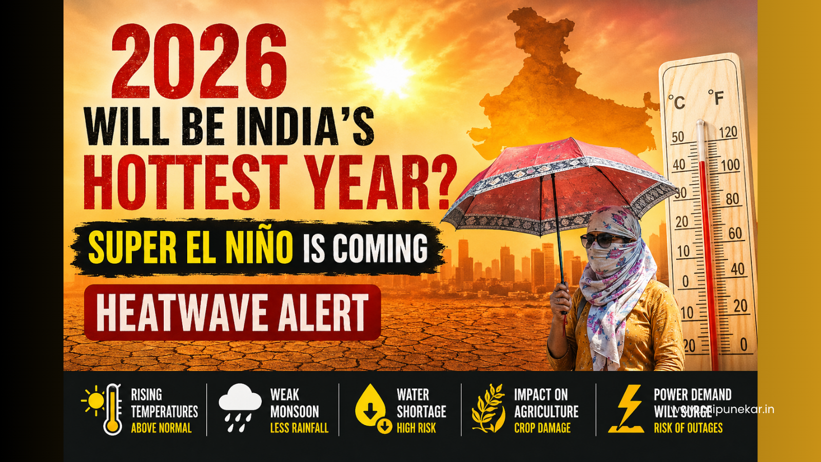2026 Will Be India’s Hottest Year? SUPER El Niño & Extreme Heatwave ...