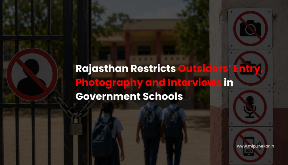 Rajasthan Restricts Outsiders’ Entry, Photography and Interviews in Government Schools