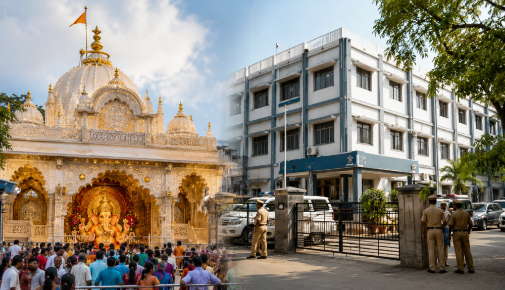 Dagdusheth Ganpati Temple and proposal to transfer Faraskhana Police Station land for temple expansion