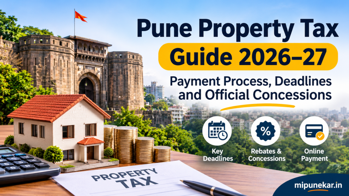 Pune Property Tax Guide 2026–27: Online Payment, Due Dates, Rebates and Concessions